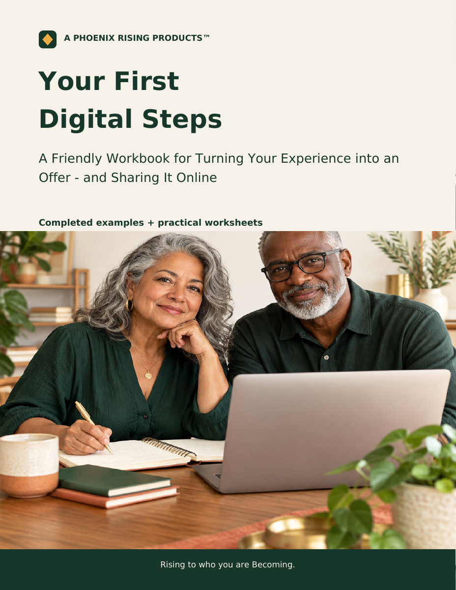 Your First Digital Steps workbook actual image cover